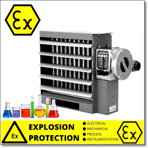ATEX ISITICI Ex-Proof Patlama Korumalı Fanlı ısıtıcılar 500m3/h-2.500m3/h