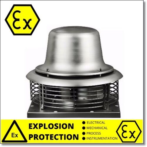 ACRH Atex Ex Proof Çatı Fanları 2.300m3/h-55.000m3/h