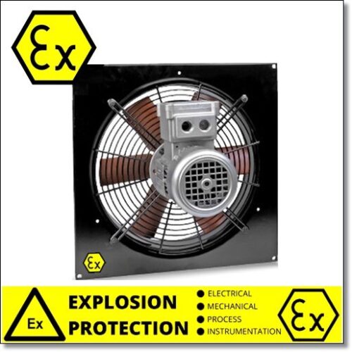 EB Atex Ex Proof Aksiyel Sertifikalı Fanlar 900m3/h-4.500m3/h
